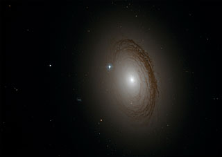 Eerie Shadows of a Peculiar Galaxy