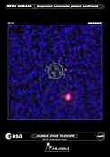 Hubble infrared view of extrasolar planet candidate