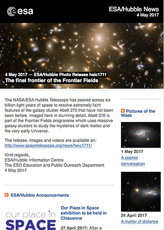ESA/Hubble Photo Release heic1711 - The final frontier of the Frontier Fields