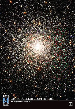 Sticker 6: Globular Star Cluster - M80 (SOLD OUT)