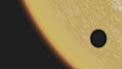 The Venus Transit 2004 - The black drop effect (artist's impression)